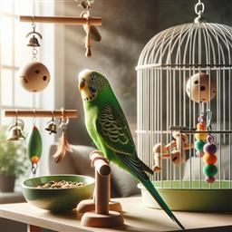 Parakeet bird photo.